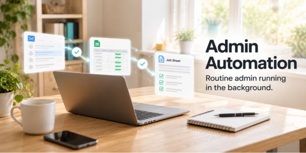 Routine business admin running in the background