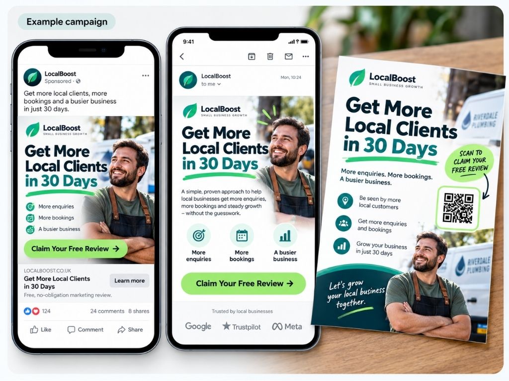 Business campaign advert design