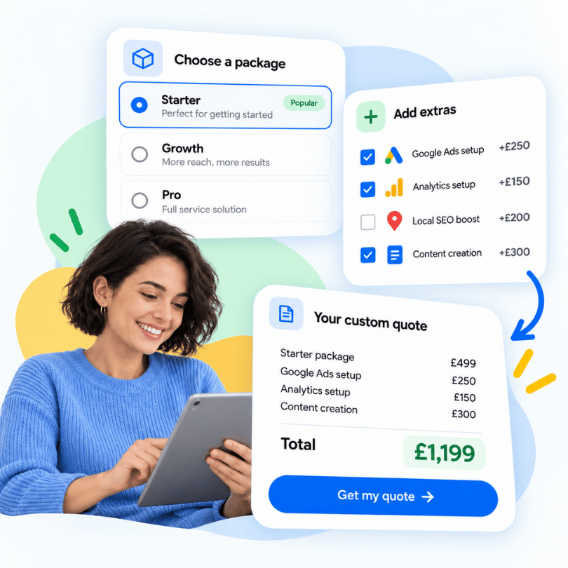 Google business package builder
