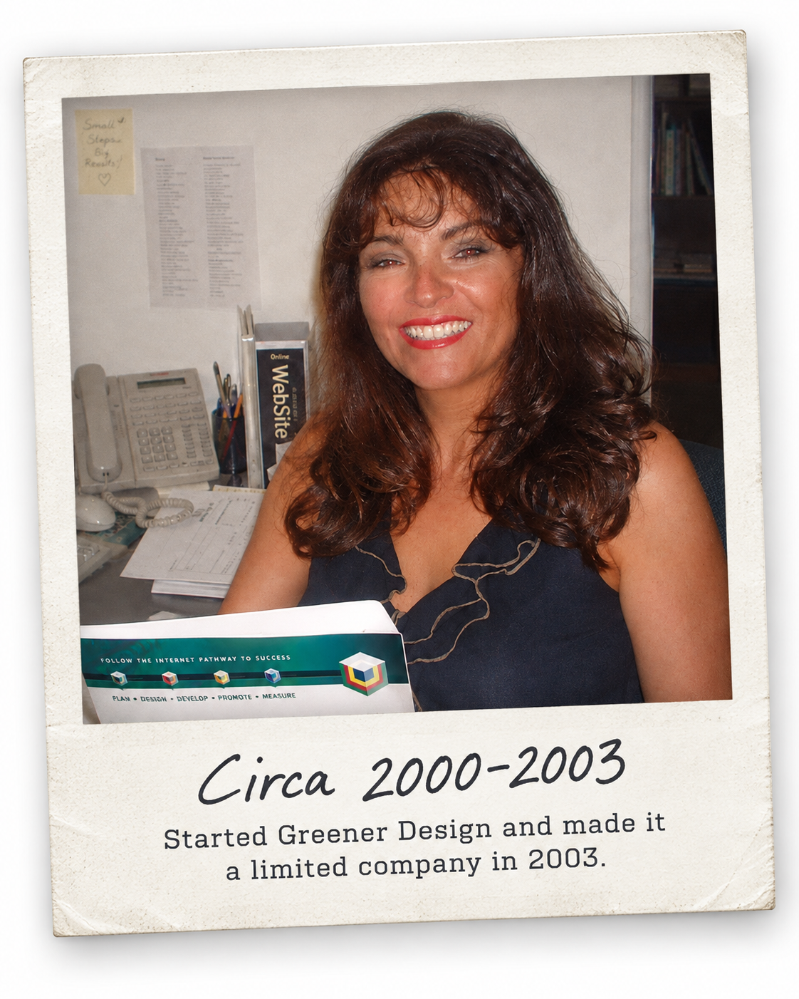Kerry Greener circa 2000 building Greener Design