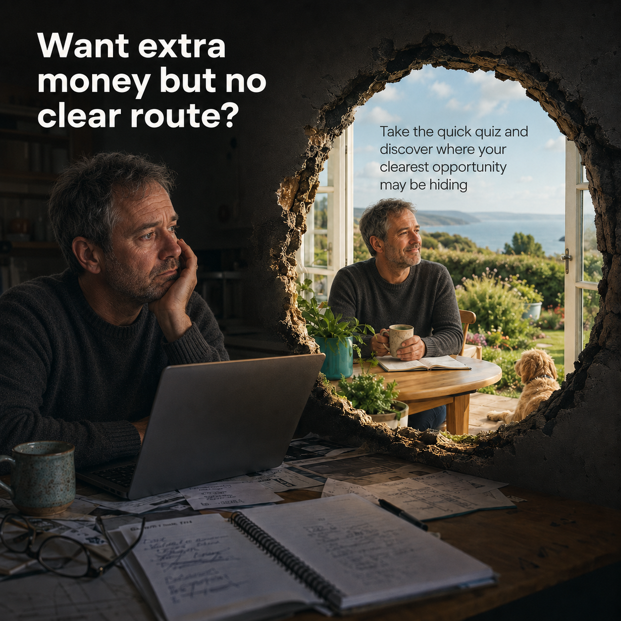 One clear route ahead instead of four possible ones