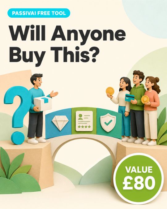 PassivAi offer validator artwork for the free Will anyone buy this? buying-signal test