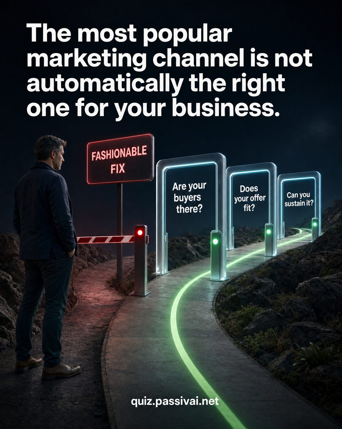 Which marketing channels fit you, and which ones to leave alone