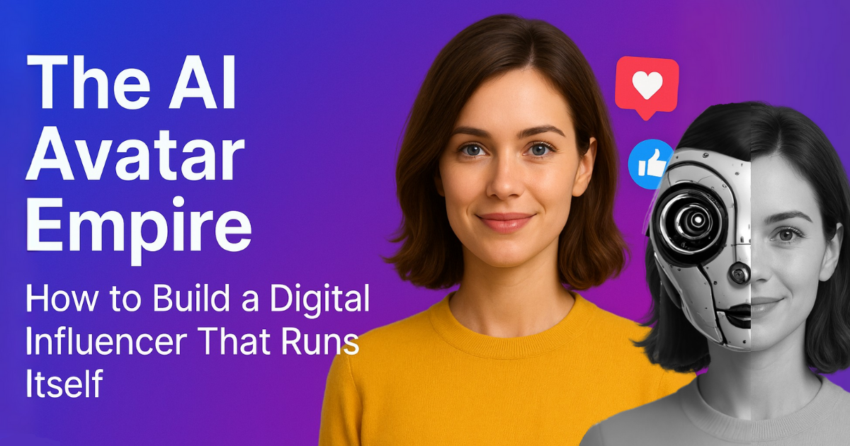 AI Avatar clone - Half human, half code. Fully automated. Still your brand voice, amplified.