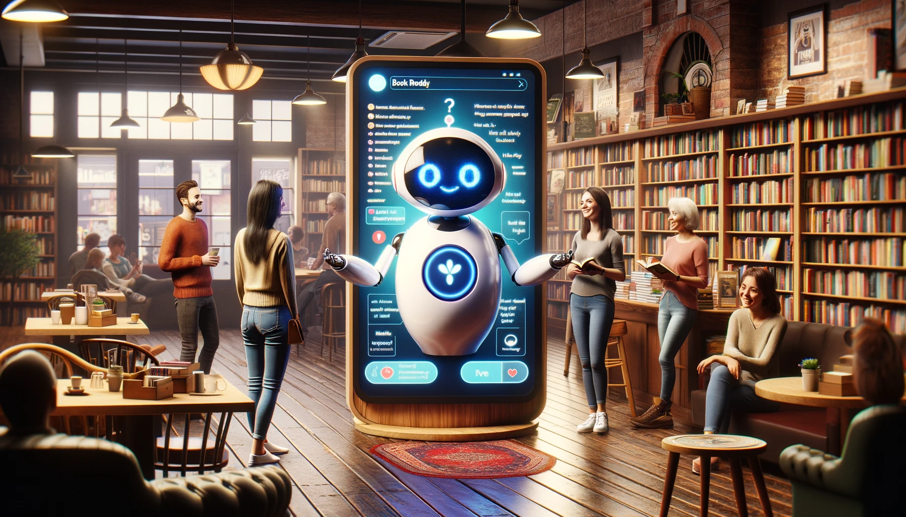 BookBuddy the personalised AI Chatbot answers questions with stylish wit. BookBuddy the personalised AI Chatbot answers questions with stylish wit.