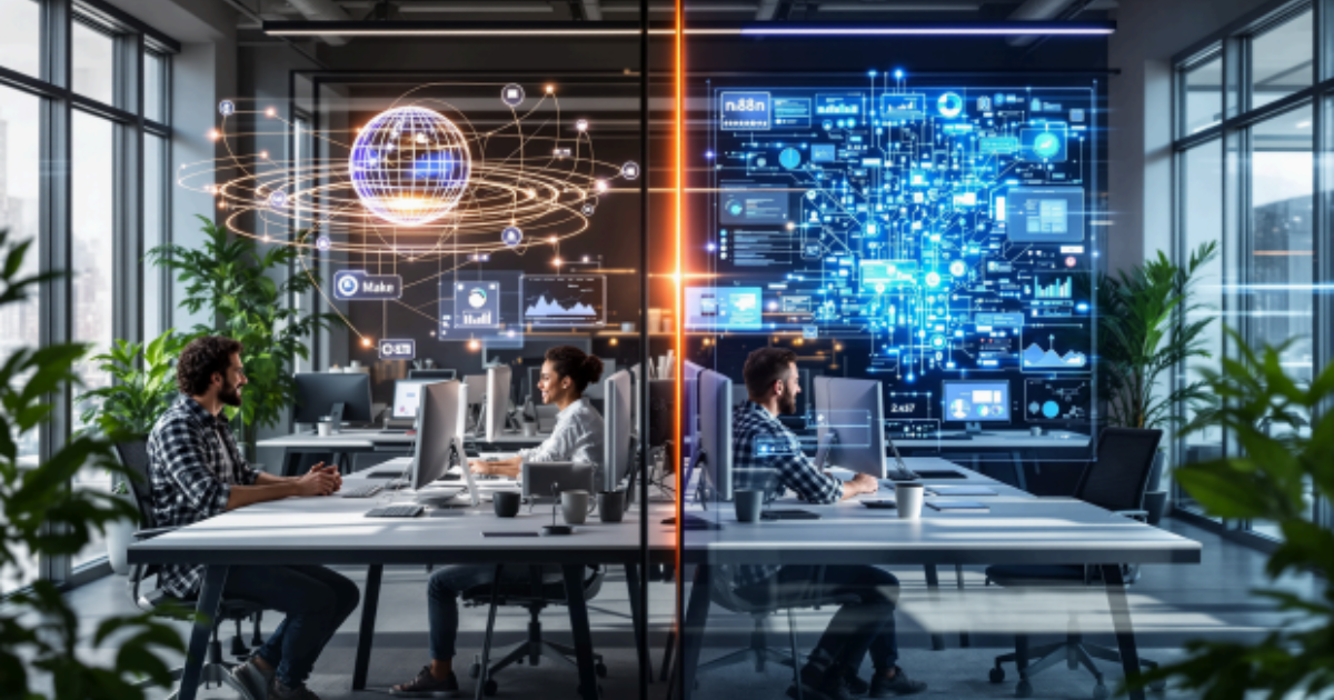 Make.com Vs n8n - INTEGRATION NATION OR DIY WONDERLAND? Make.com Vs n8n - INTEGRATION NATION OR DIY WONDERLAND?