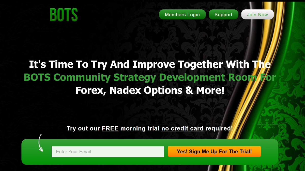 Join The Bots Live Trading Room