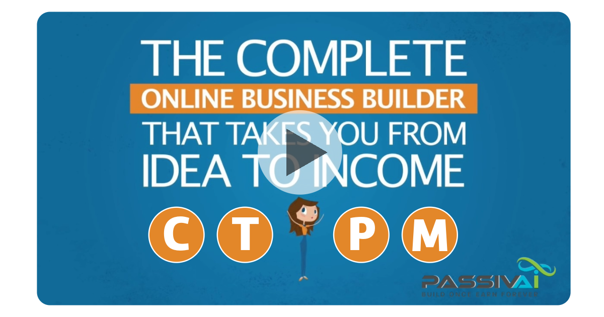 SBI's CTPM - Content, Traffic, PreSell, Monetise - Idea to Income Video