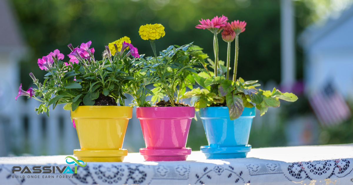 PassivAi's potted plant approach to starting a business at home - Sunlight represents opportunity, essential for growth and vitality. PassivAi's potted plant approach to starting a business at home - Sunlight represents opportunity, essential for growth and vitality.