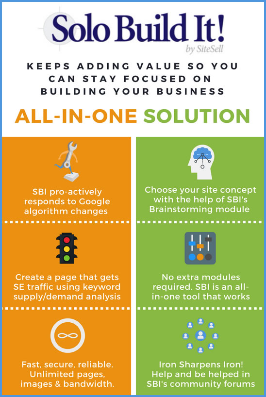 Solo Build It Infographic