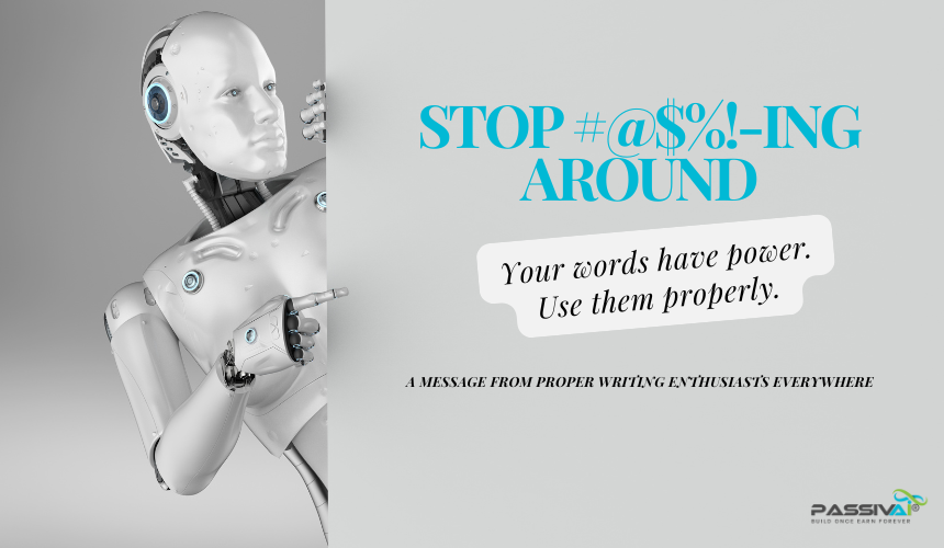 AI Swearing Message - you words have power AI Swearing Message - you words have power