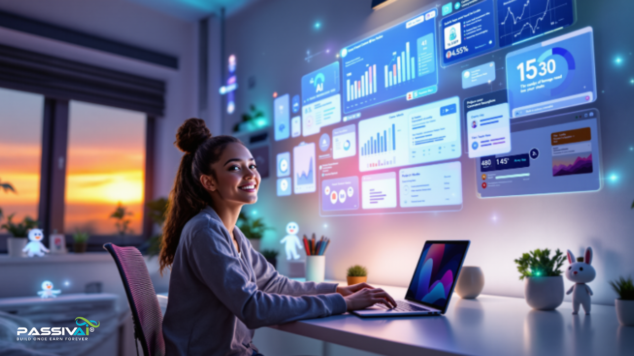 The digital entrepreneur's dream workspace—powered by AI, driven by passion. Automate, analyse and grow your business from anywhere.